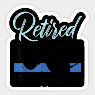 Retired Tension  Pension  Police Sticker